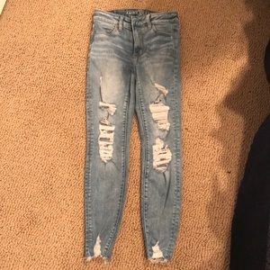 American eagle hi rise jegging. Size 0 short